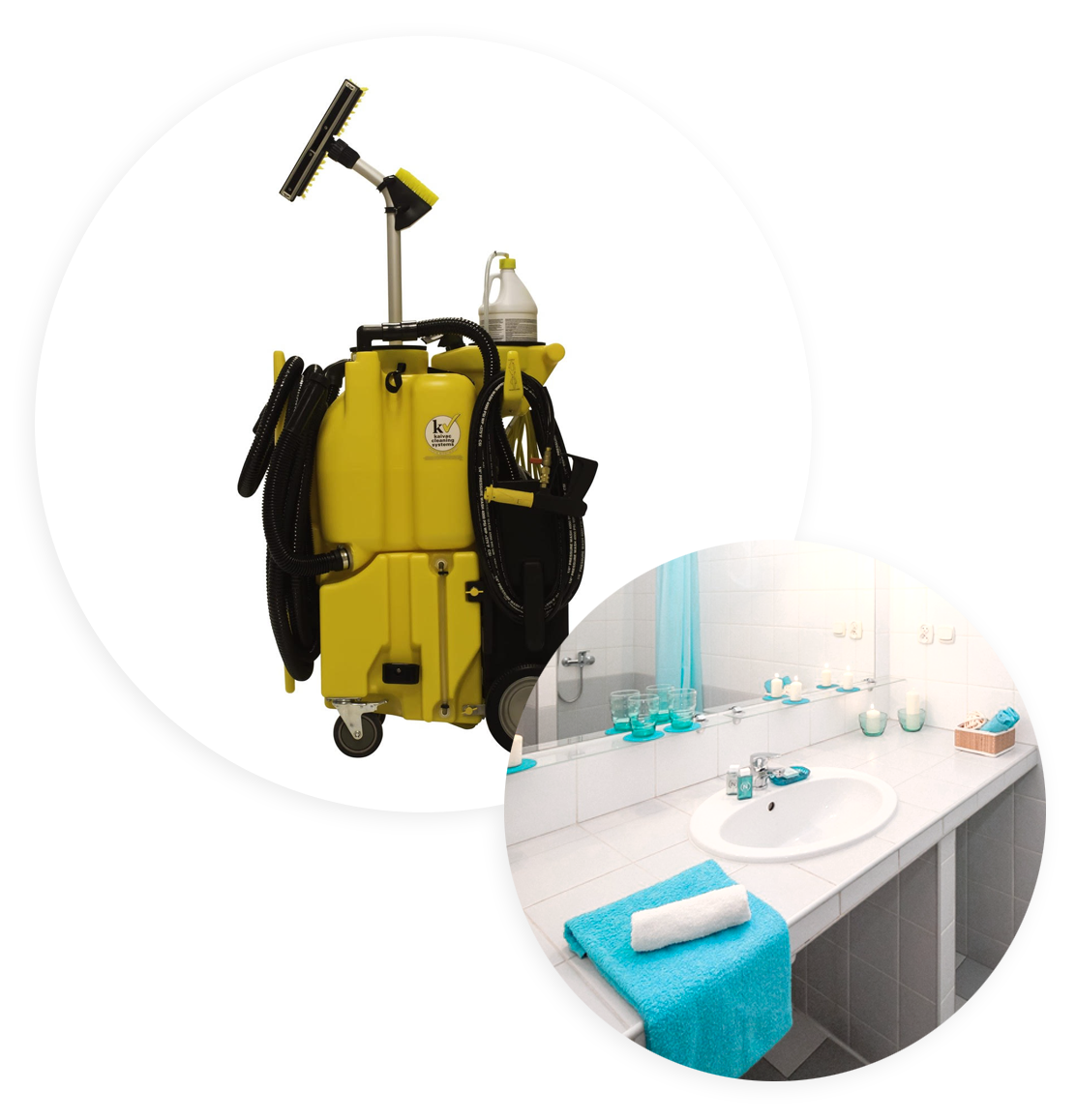 How kavaic touchless bathroom cleaning works